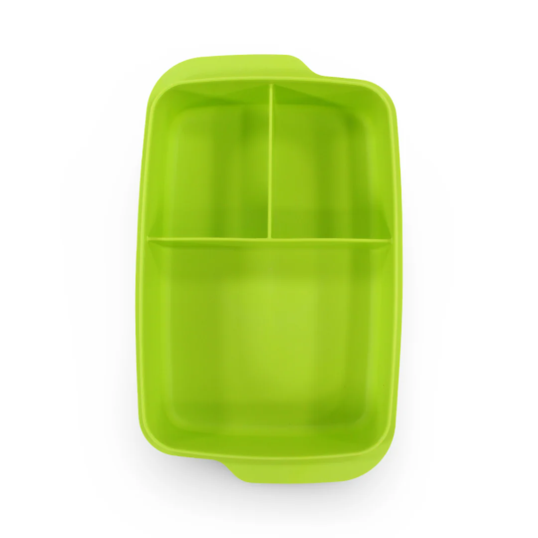 Banana Divided Lunch Box – 1 L (Yellow) - Image 3