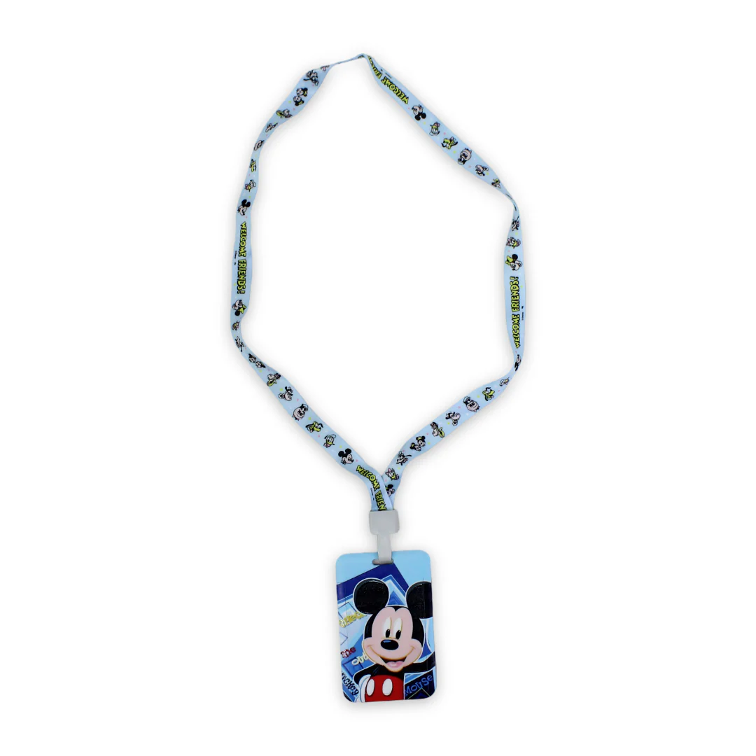 Mickey Mouse ID Badge Holder – Baby Blue