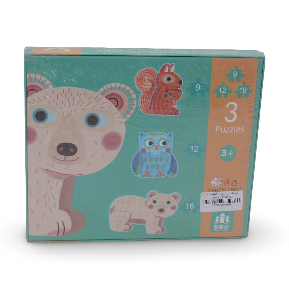 Primo Puzzles Forest Animals 3*1 - Image 2