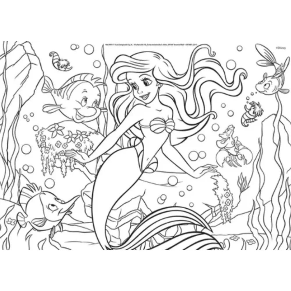 Lisciani Little Mermaid Double-Face Puzzle - 48 Pieces - Image 3
