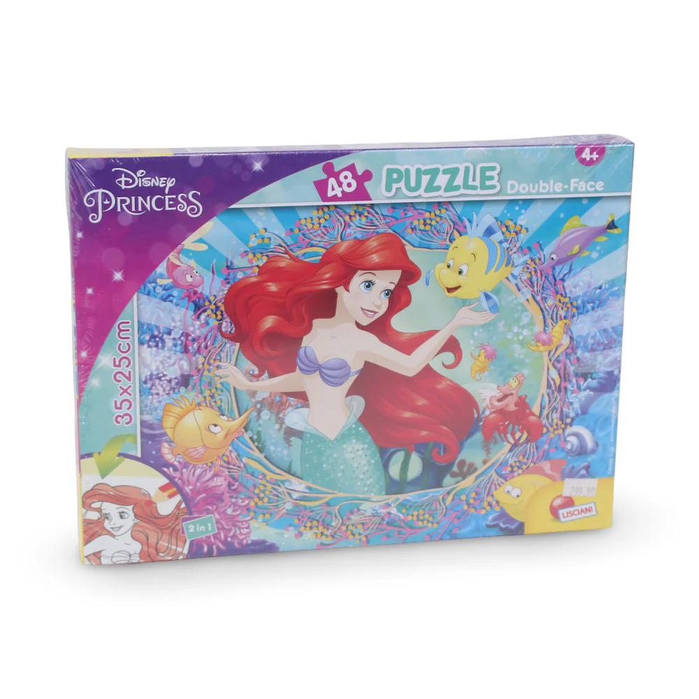 Lisciani Little Mermaid Double-Face Puzzle - 48 Pieces - Image 4