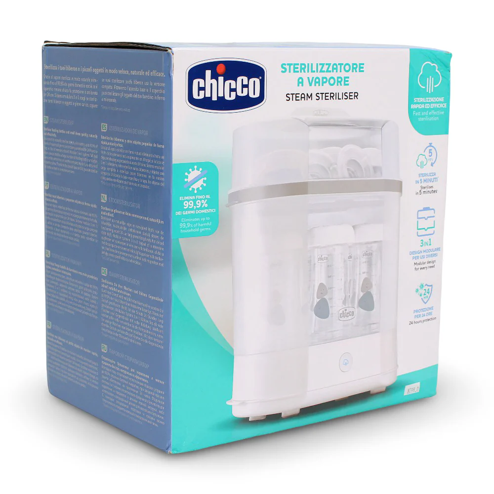 Chicco Natural 3 in 1 Steam Sterilizer – Full, Compact & Microwave Modes - Image 2