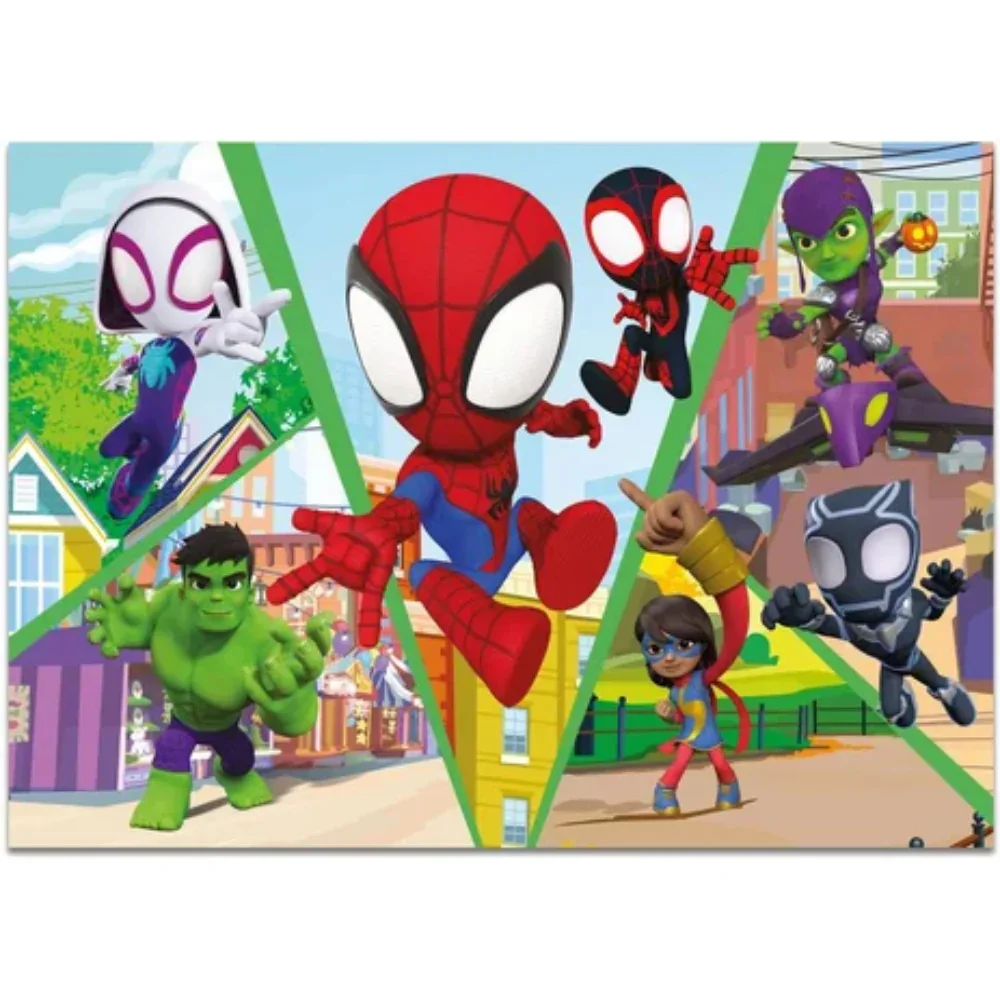Lisciani Marvel Spidey Double-Face Maxi Floor Puzzle - 4 x 48 Pieces - Image 7