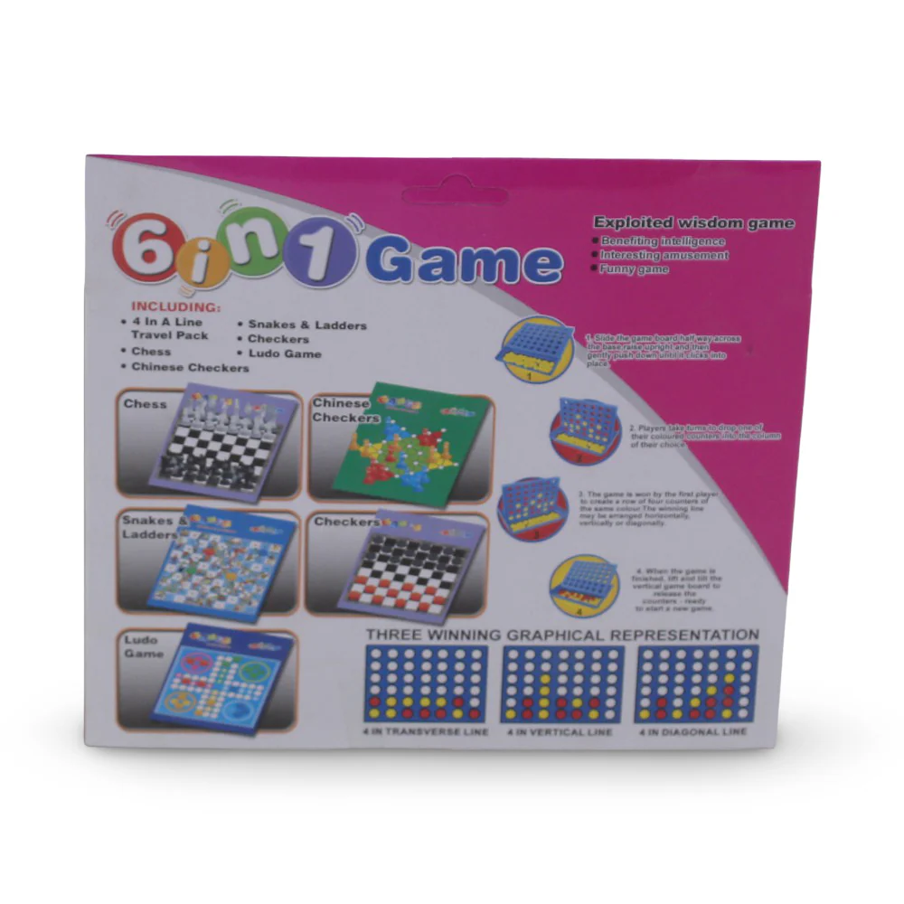 Connect Four (6 in 1 Travel Size) - Image 2