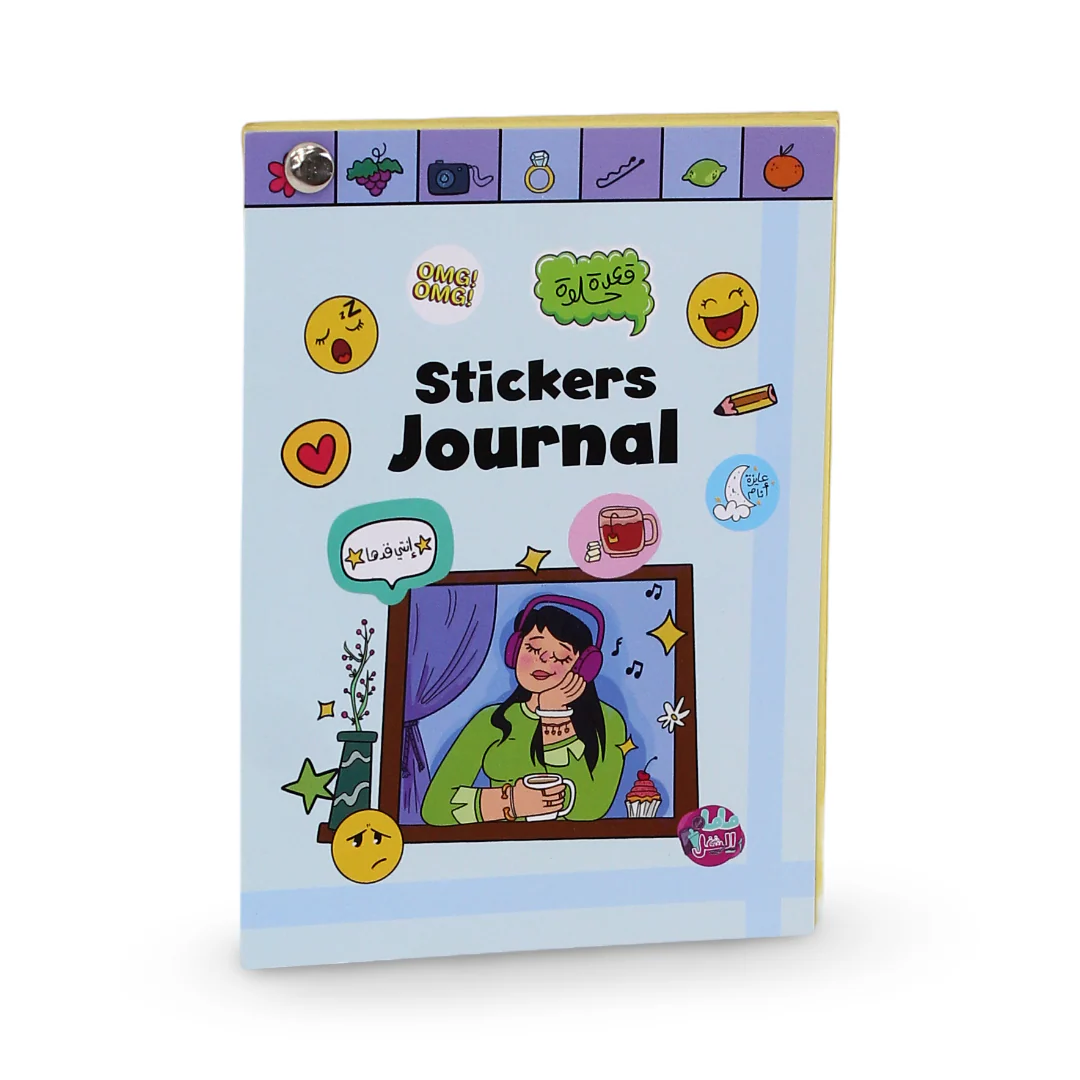 Stickers Journal Notebook – Girl Design