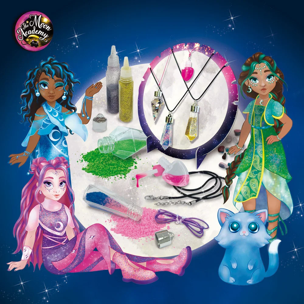Lisciani The Moon Academy Moon Crystal Pendants