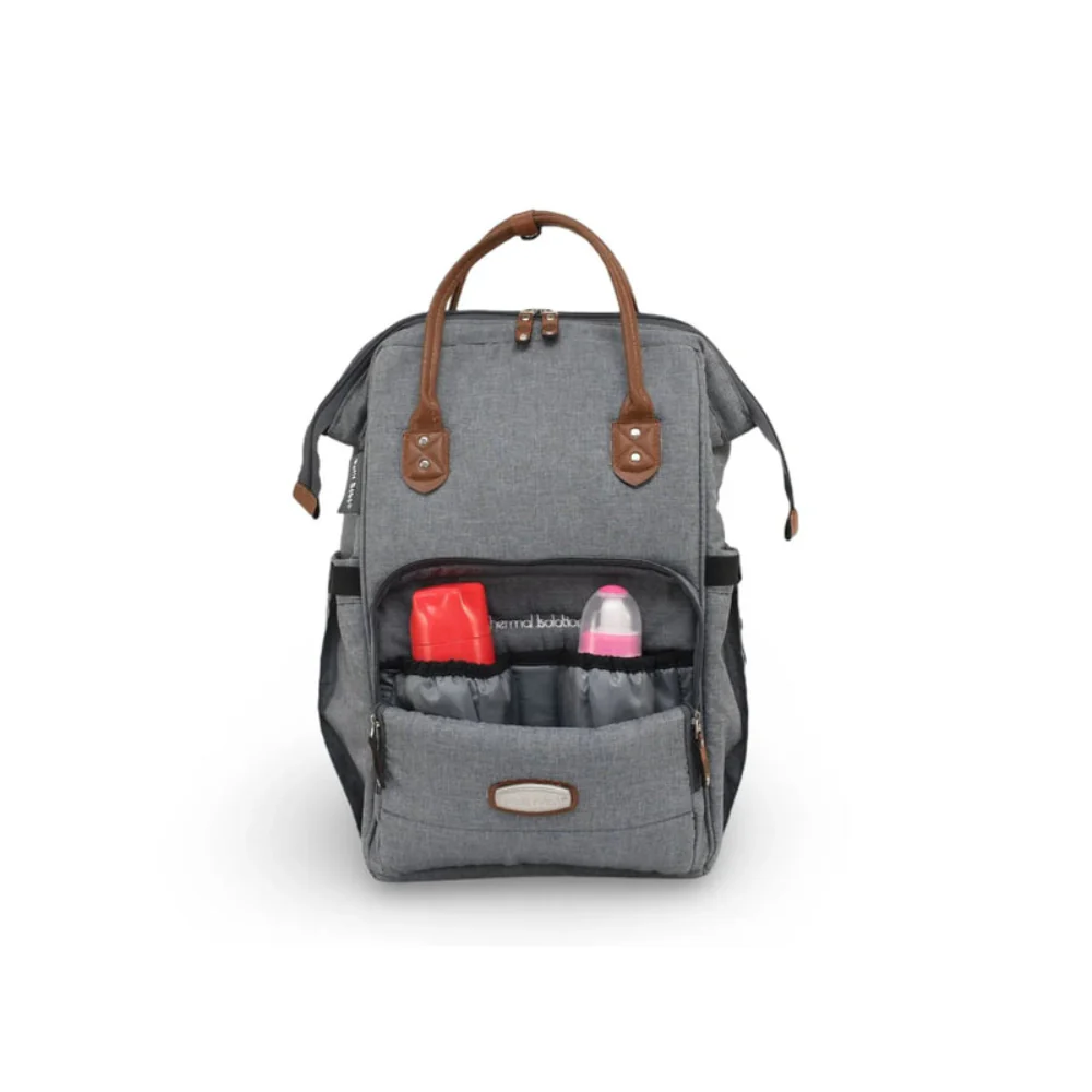 Petit Bebe Premium Max Diaper Bag – Grey - Image 3