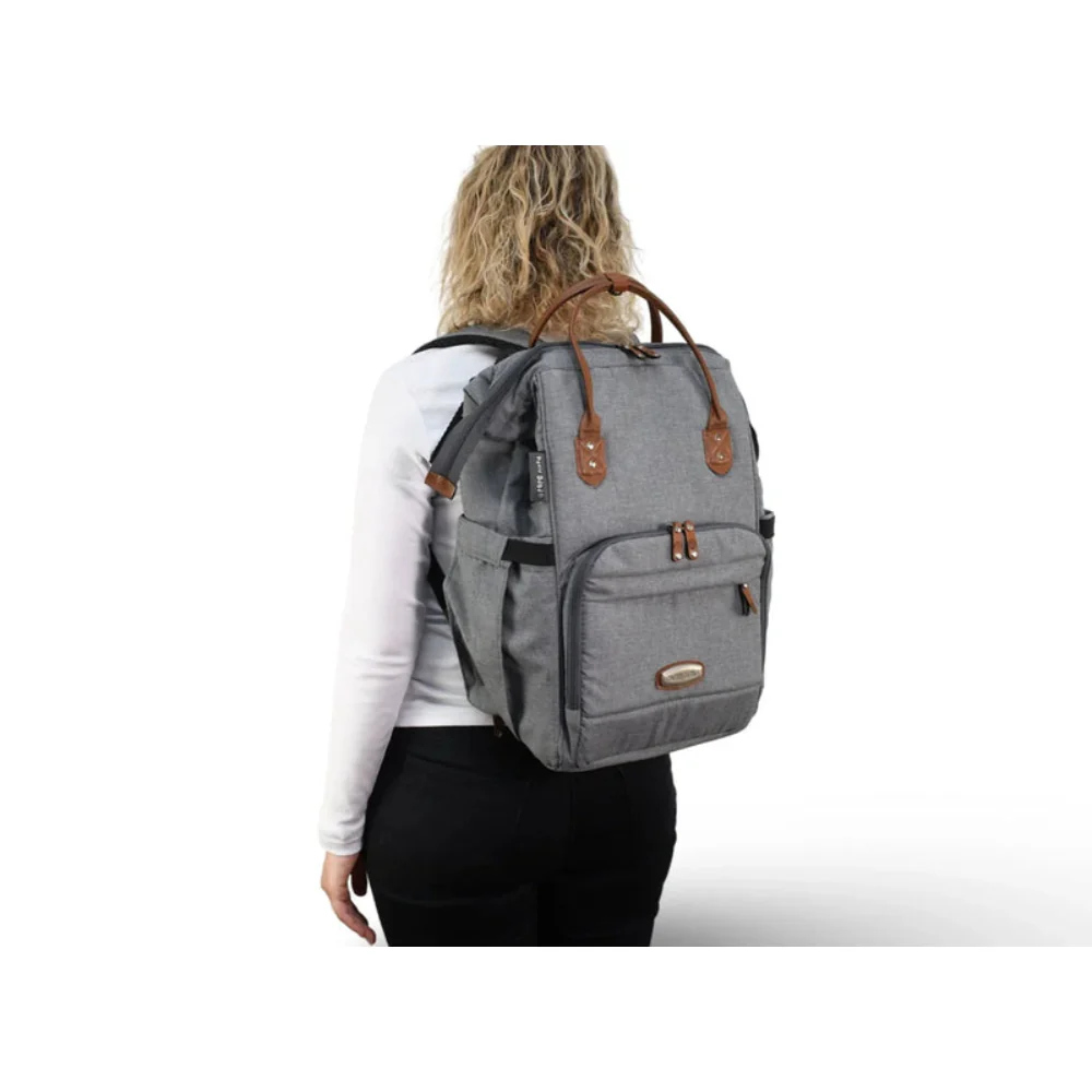 Petit Bebe Premium Max Diaper Bag – Grey - Image 5