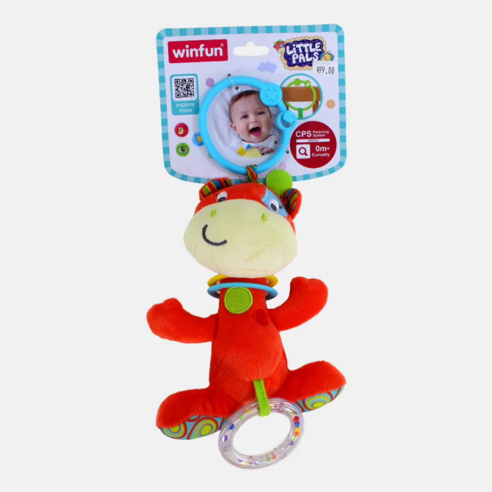 WinFun Giraffe Rattle with Rings - Image 4