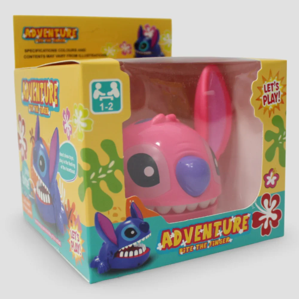 Stitch Finger Biting Toy - Pink - Image 4