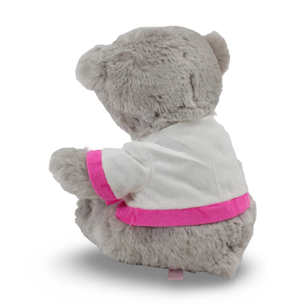 Teddy Bear Plush Toy – Grey - Image 2