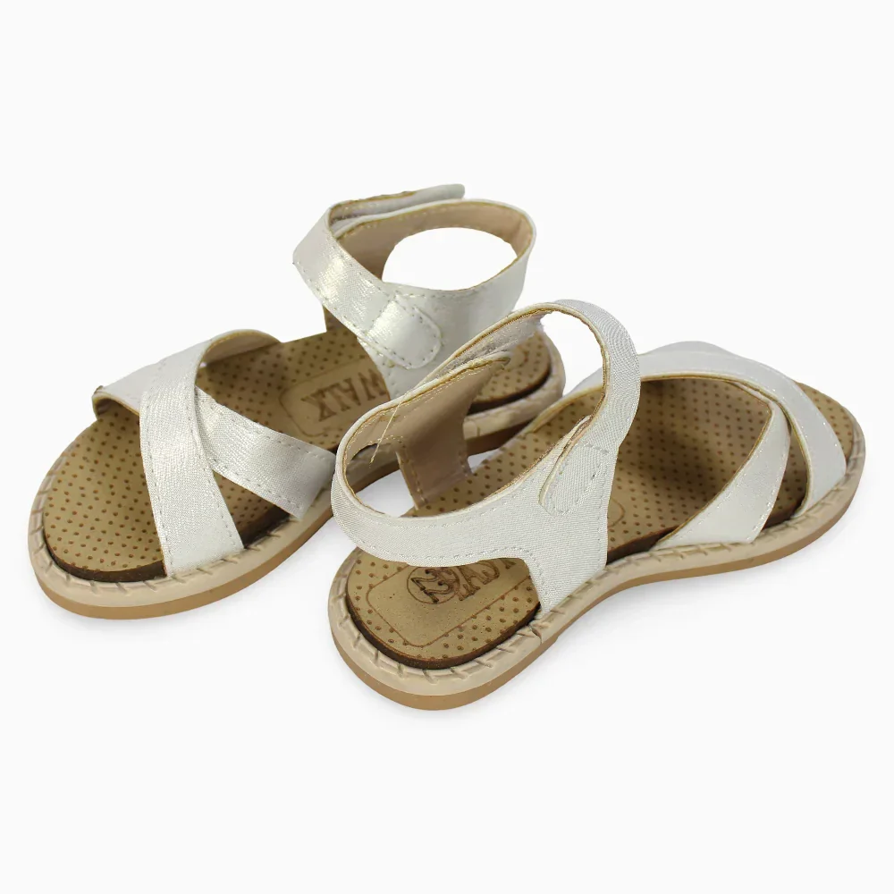 Baby Girls Leather Sandals - Image 2