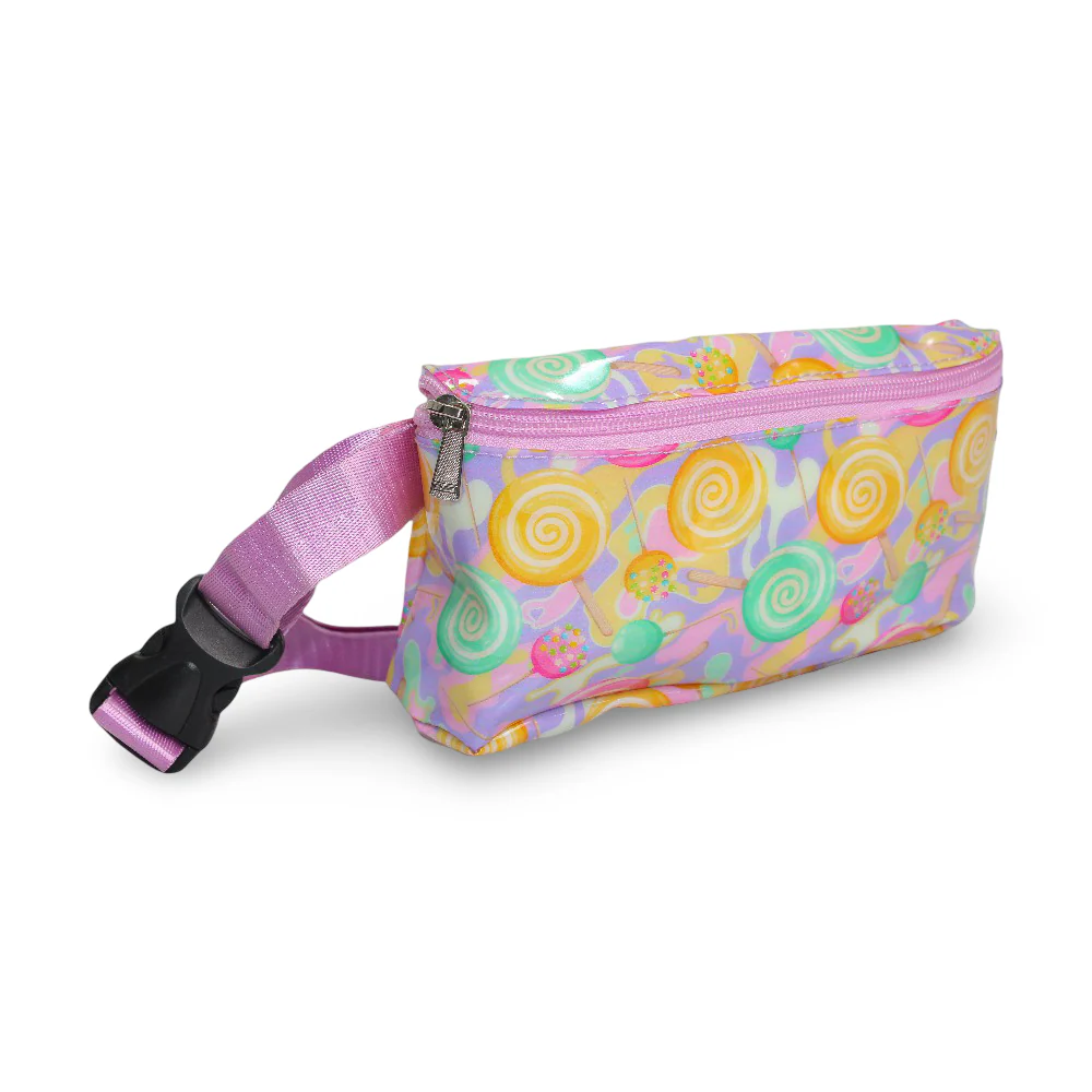 Girls Cross Bag – White with Flowers Design