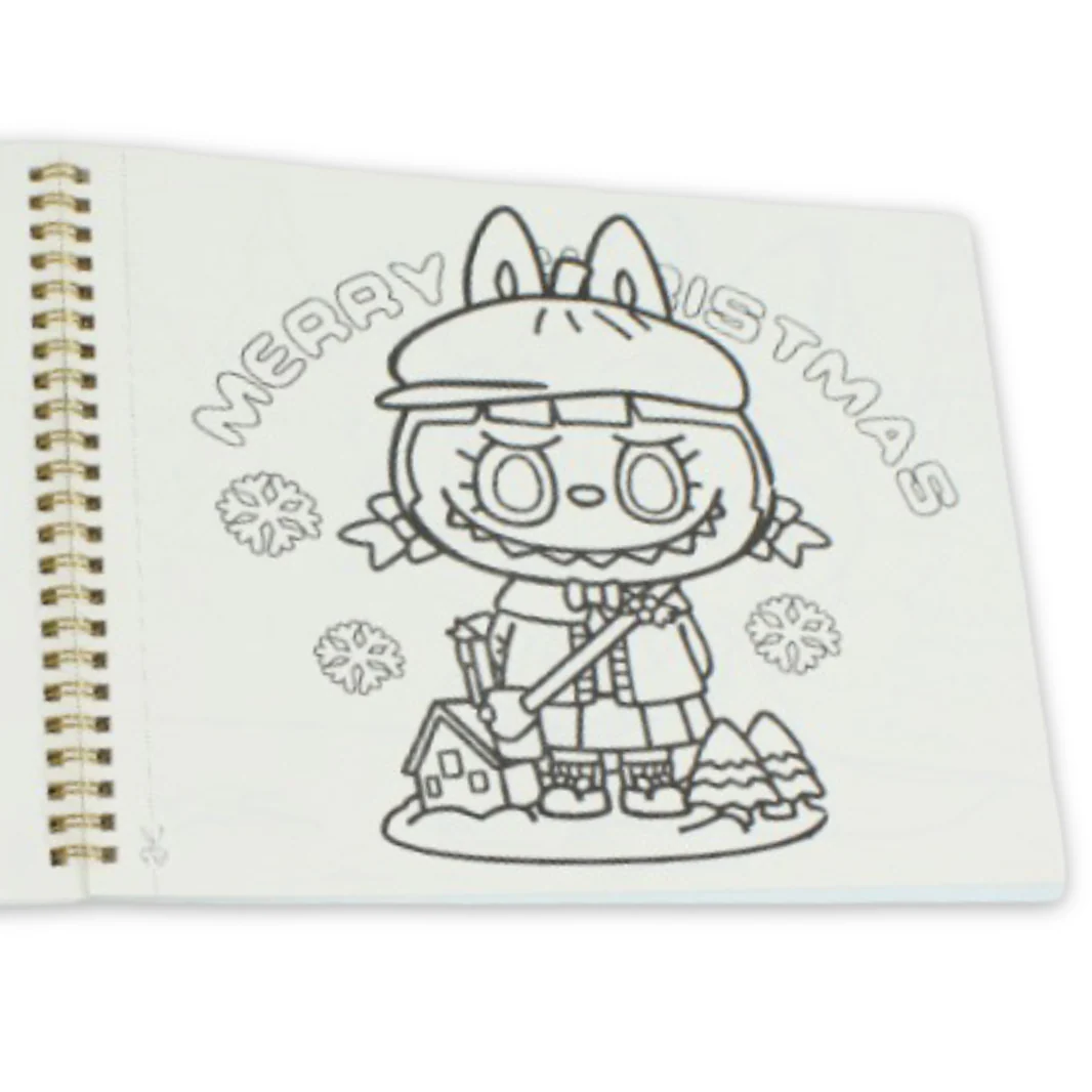 Labubu "Animal Day" Coloring Notebook