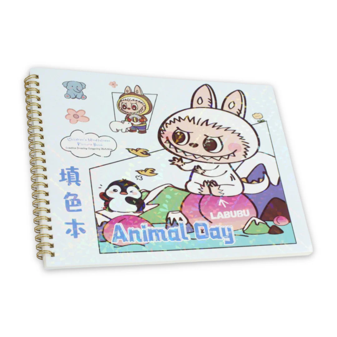 Labubu "Animal Day" Coloring Notebook - Image 2