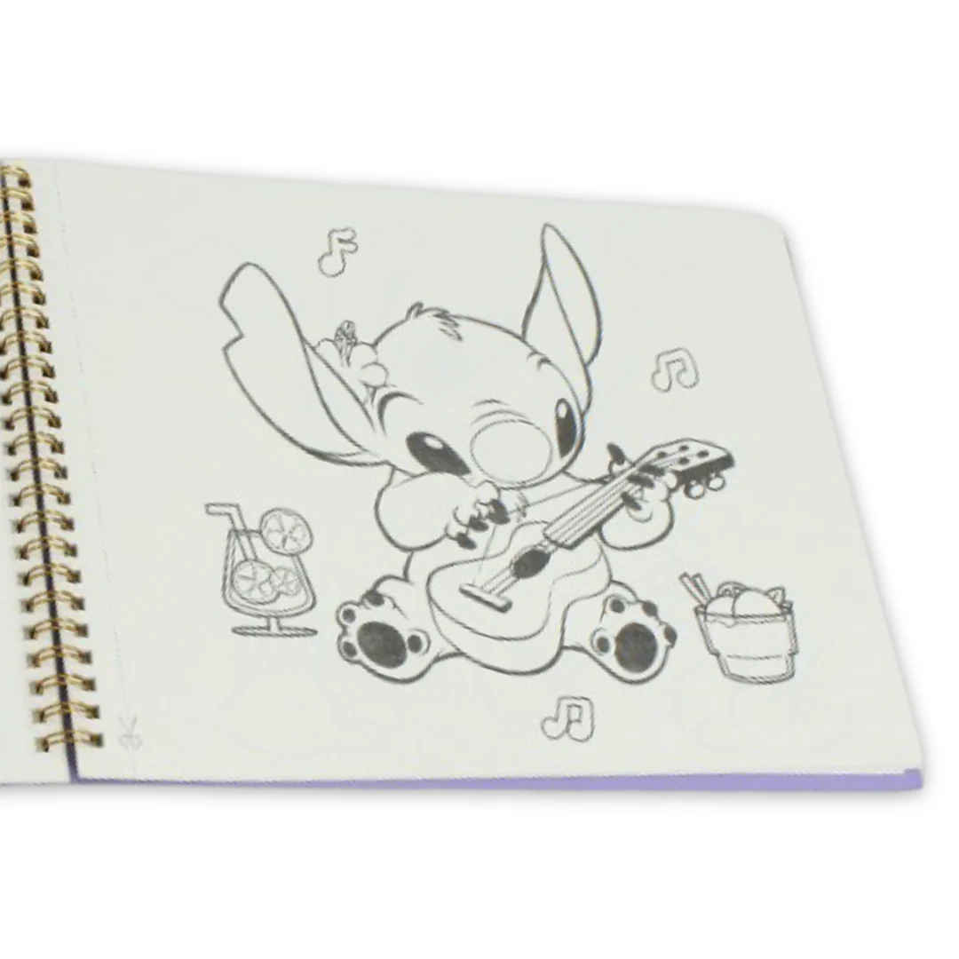 Stitch Coloring Book – Purple