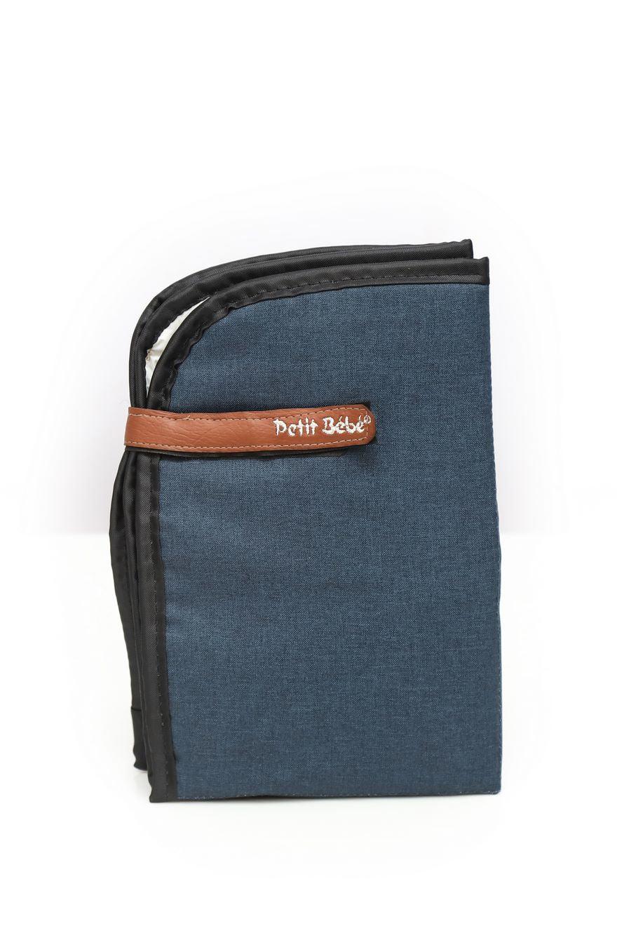 Petit Bebe Baby Diaper Bag Premium – Blue & Havan - Image 13