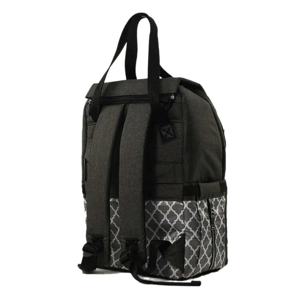 Petit Bebe Premium For Me Diaper Bag – Prada Print - Image 2