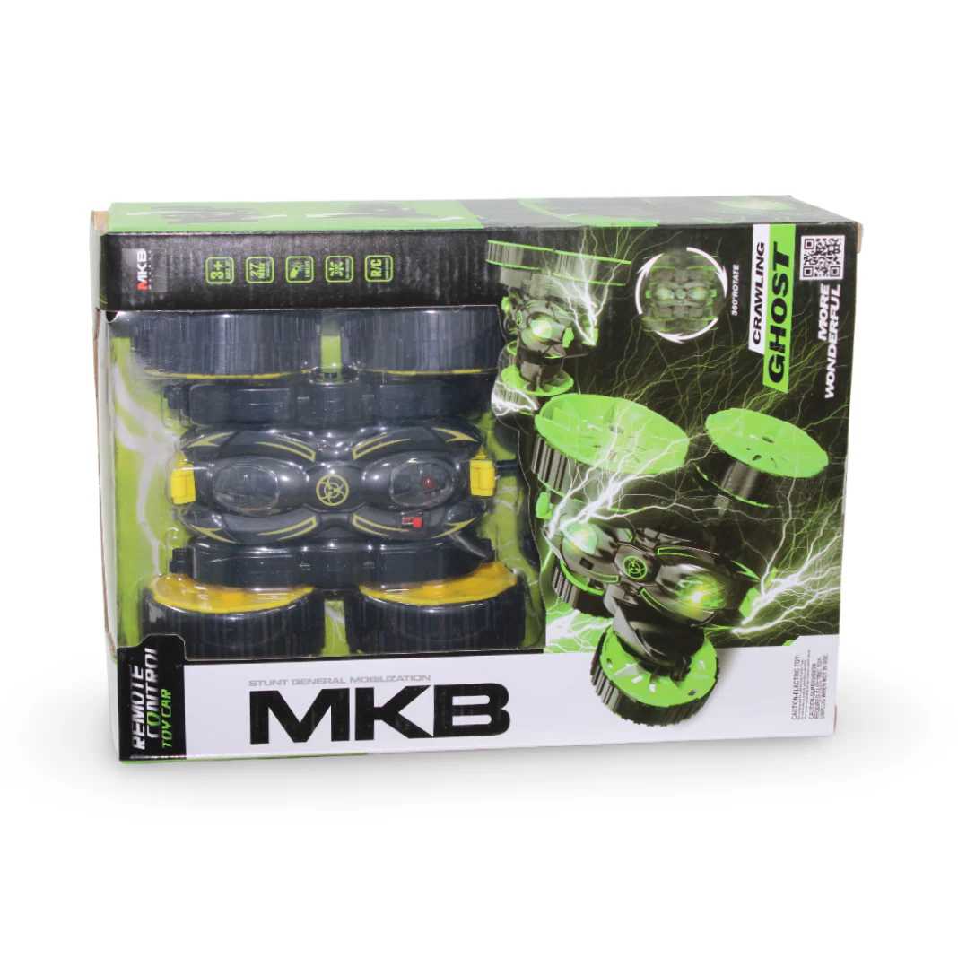 Remote Control Stunt Car – Yellow - Image 2