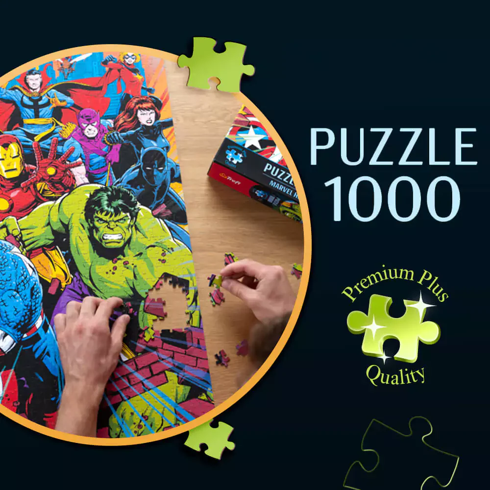 Trefl Puzzle Premium Plus Quality – Marvel X-Men Team 1000 Pcs - Image 5