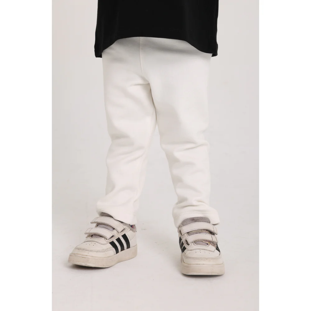 Unisex Interlock Fur Leggings – Off-White