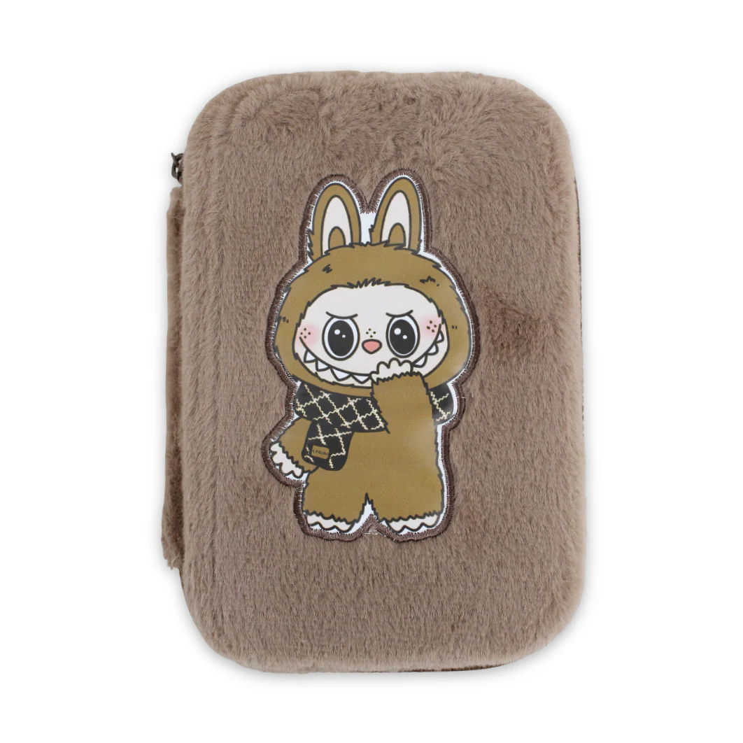 Labubu The Monsters Plush Pencil Case – Cafe