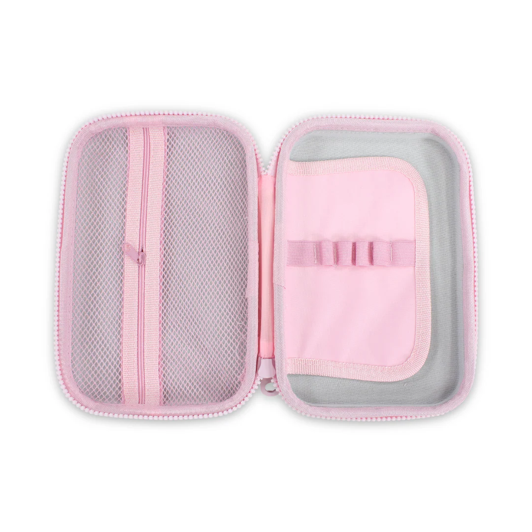Labubu The Monsters Plush Pencil Case – Pink - Image 2