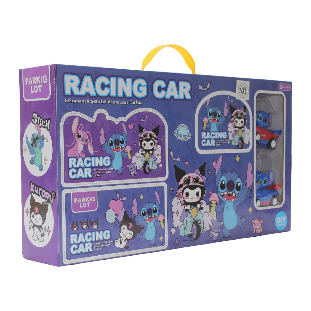 Kuromi Racing Car Parking Lot Play Set - Image 2