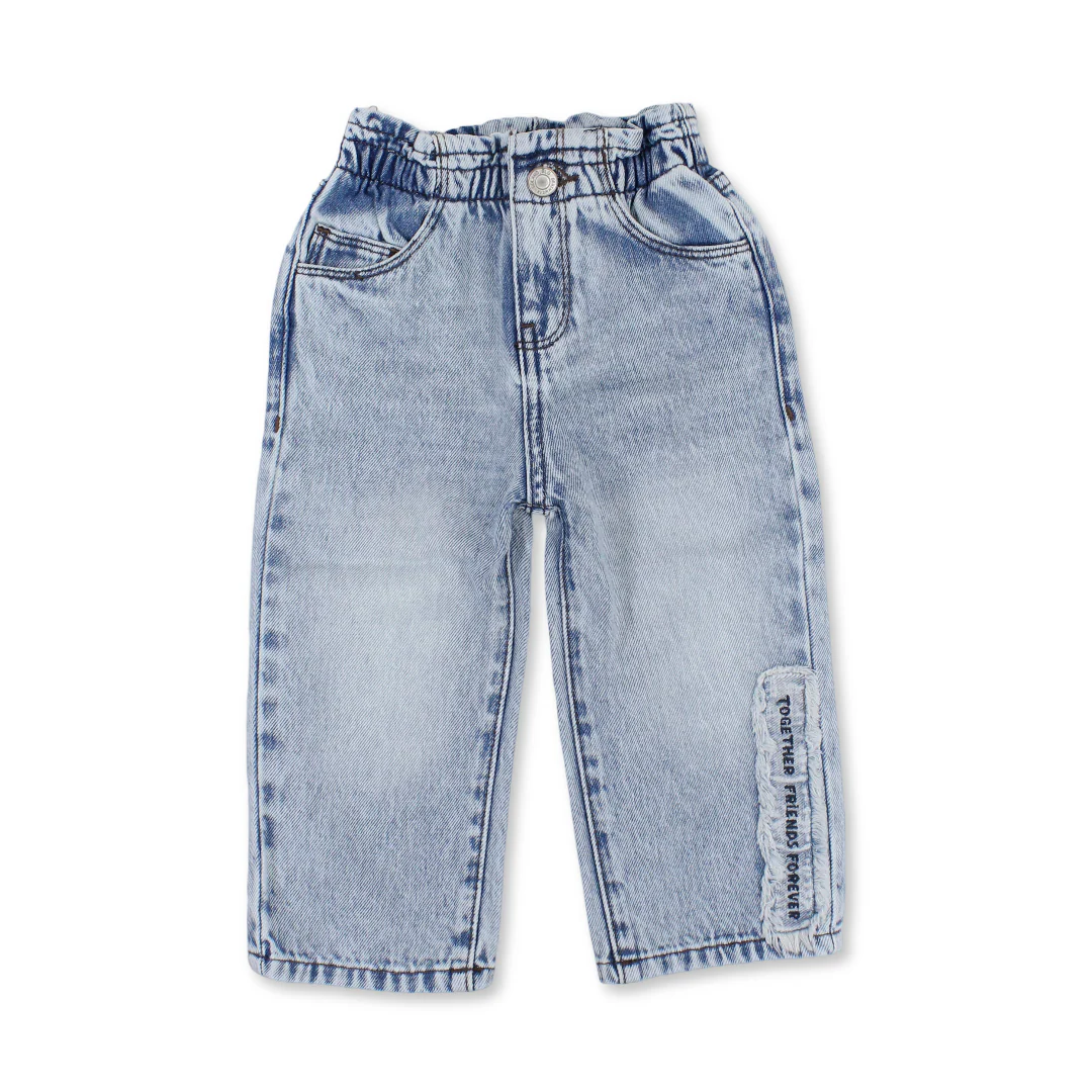 Girls Denim Pants – Light Blue