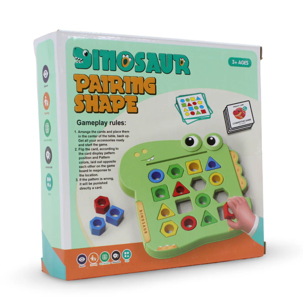 Dinosaur Pairing Shape 2in1 Board - Image 3