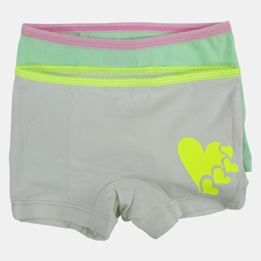 Pack of 2 - Girls Cotton Under Shorts - Image 6