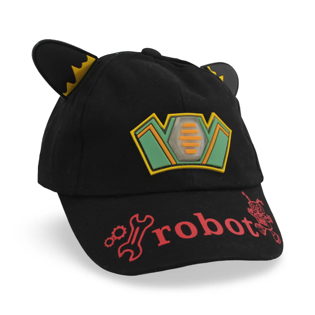 Boys Cotton Cap – "Robot" Print - Image 9