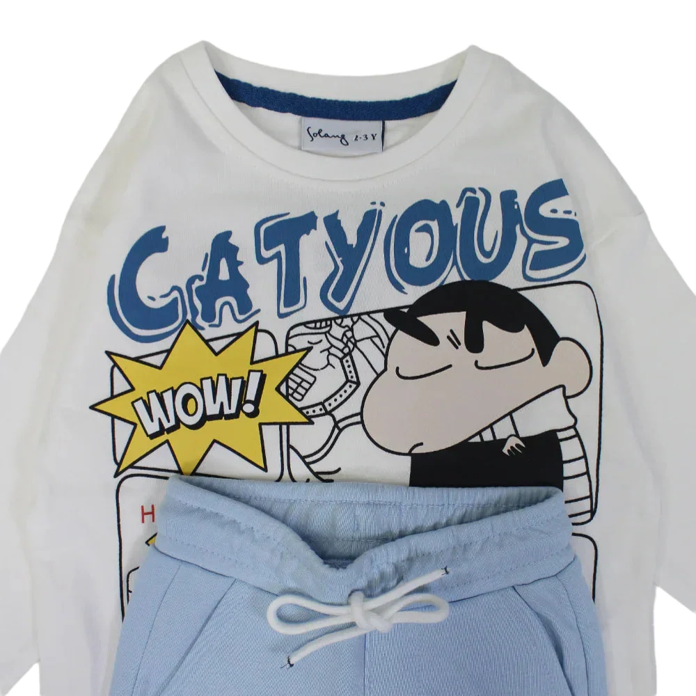 Boys Long-Sleeved 2-Piece Outfit Set - Image 3