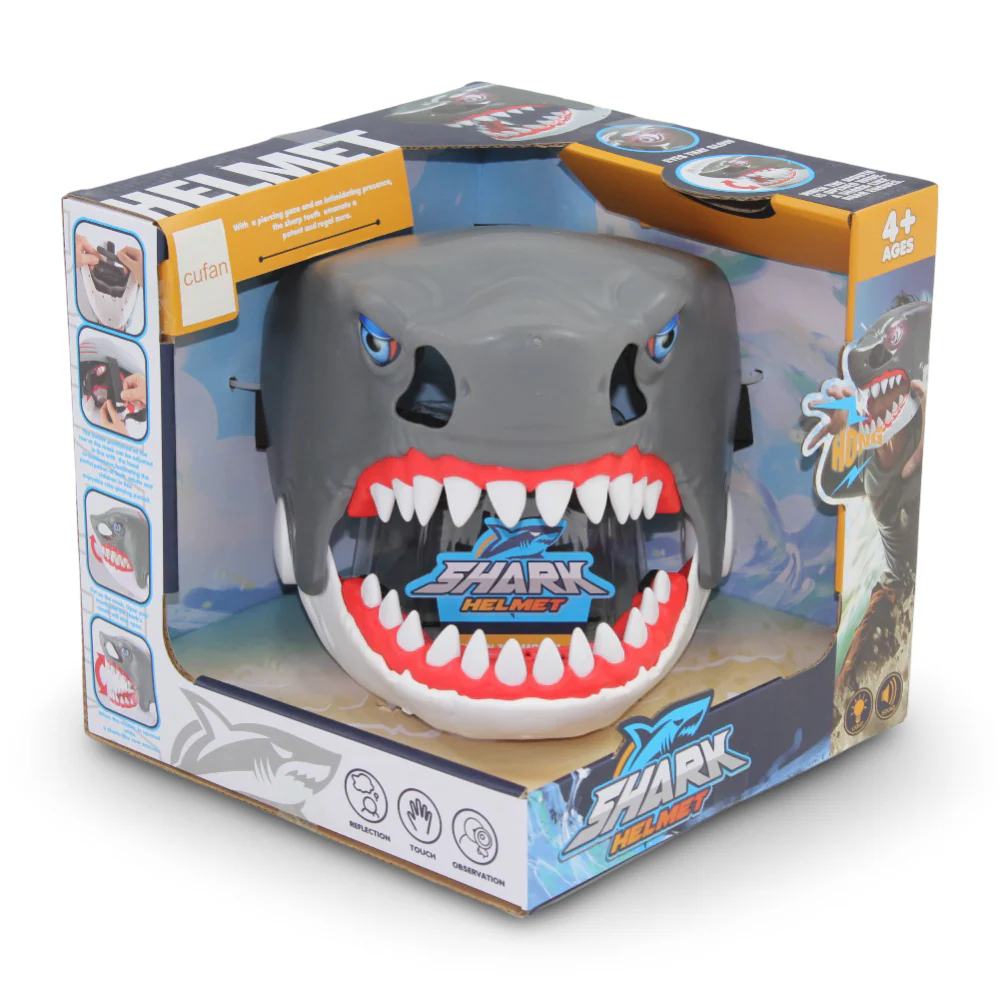 Cufan Shark Helmet Toy – (Sound & Light) - Image 2