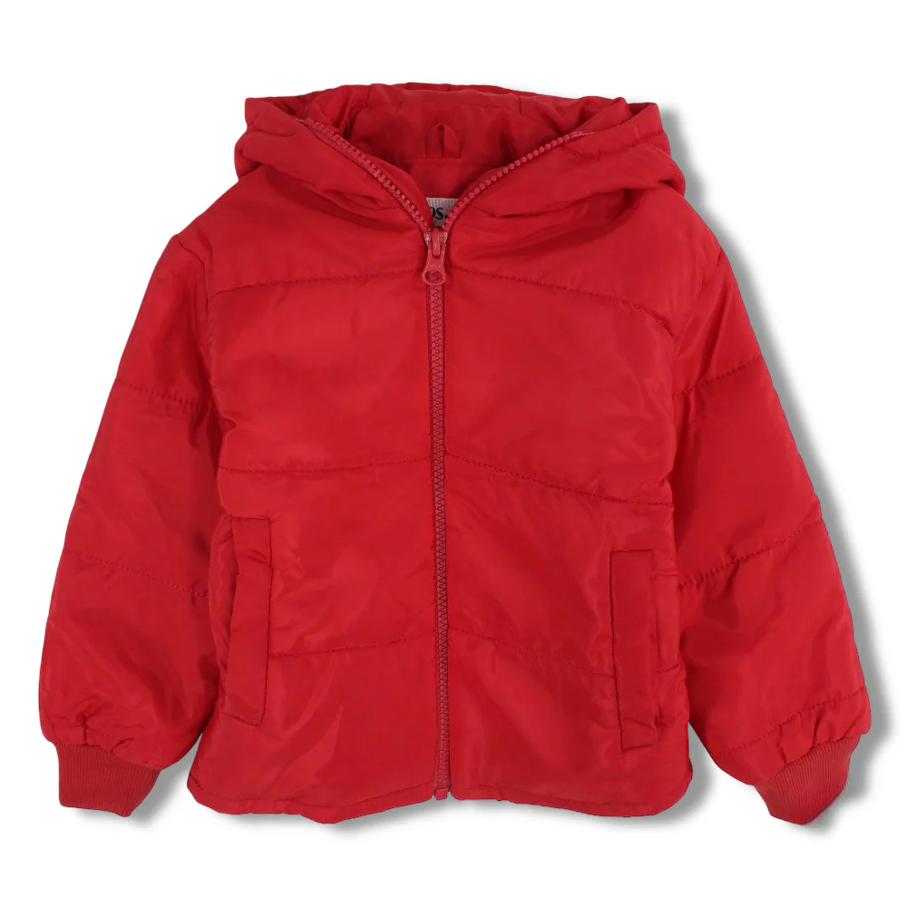 Unisex Waterproof Hooded Jacket – Red - Image 2