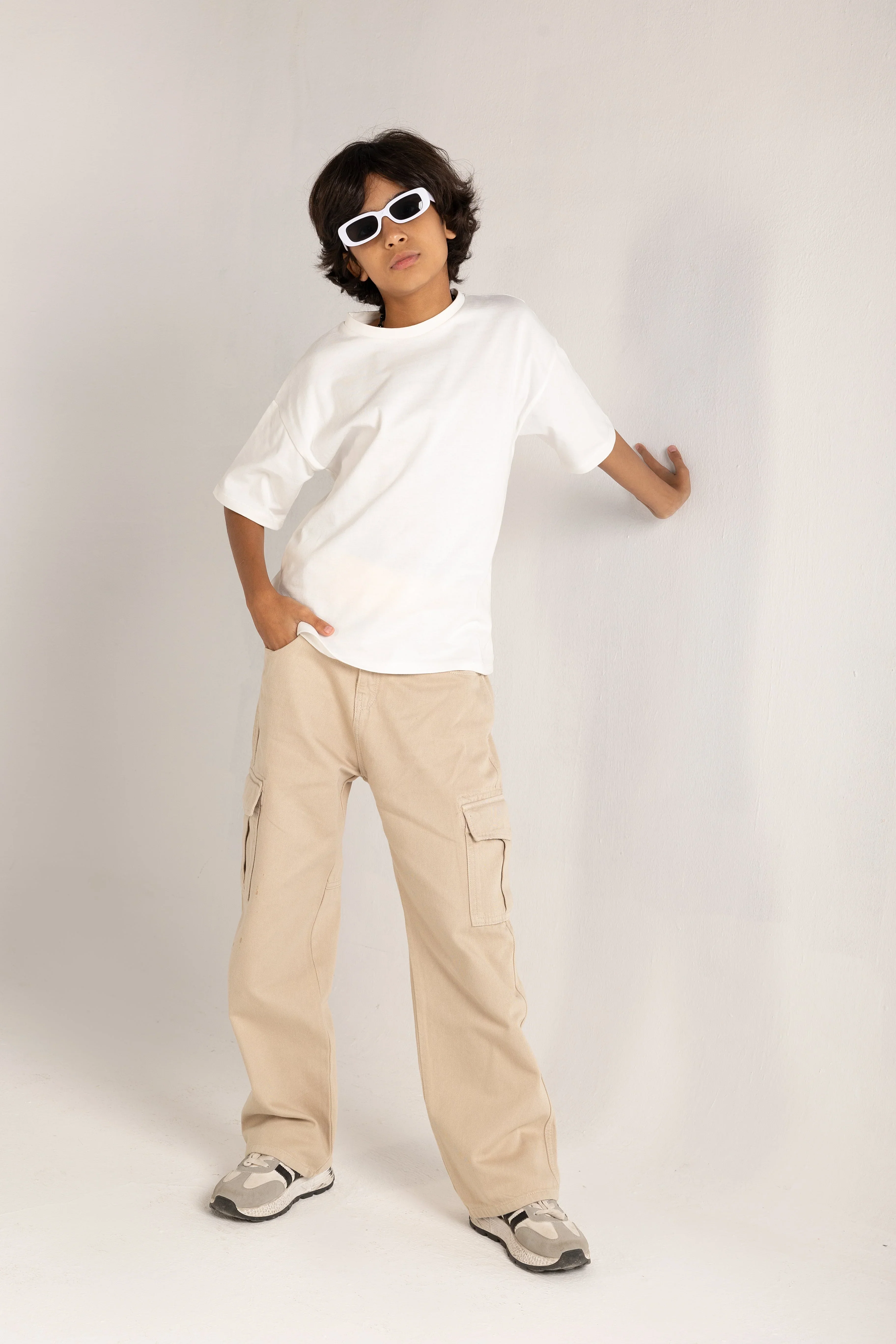 Gabardine Cargo Pants - Image 4