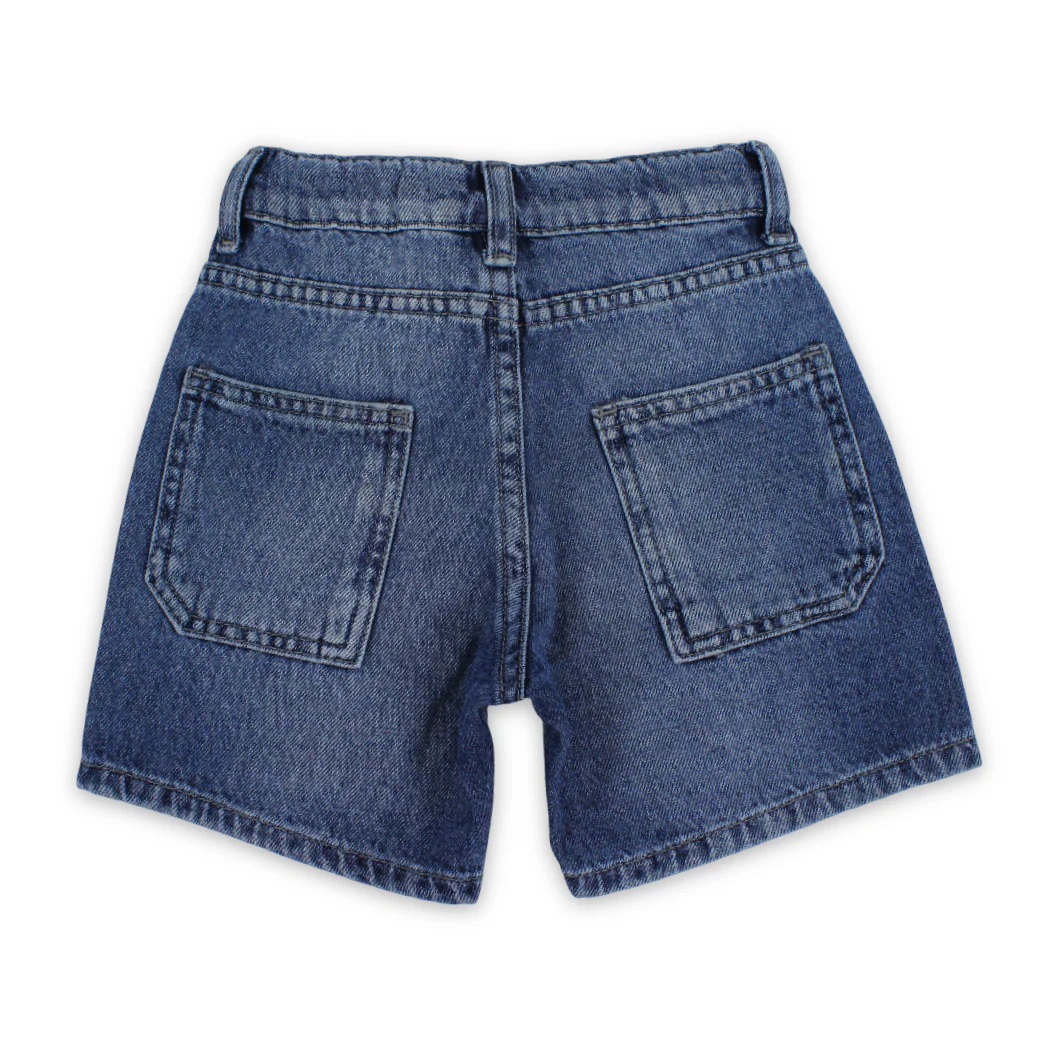 Boys Cotton Denim Short - Image 2