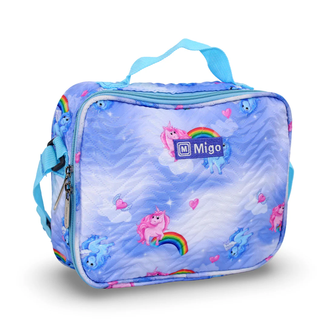 Migo Unicorn Lunch Bag – Baby Blue