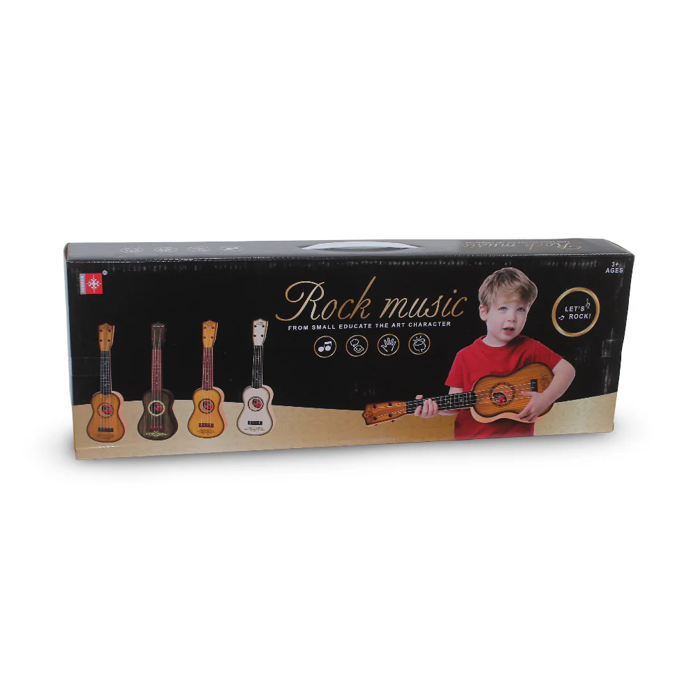 Rock Music Guitar Toy – Brown - Image 3