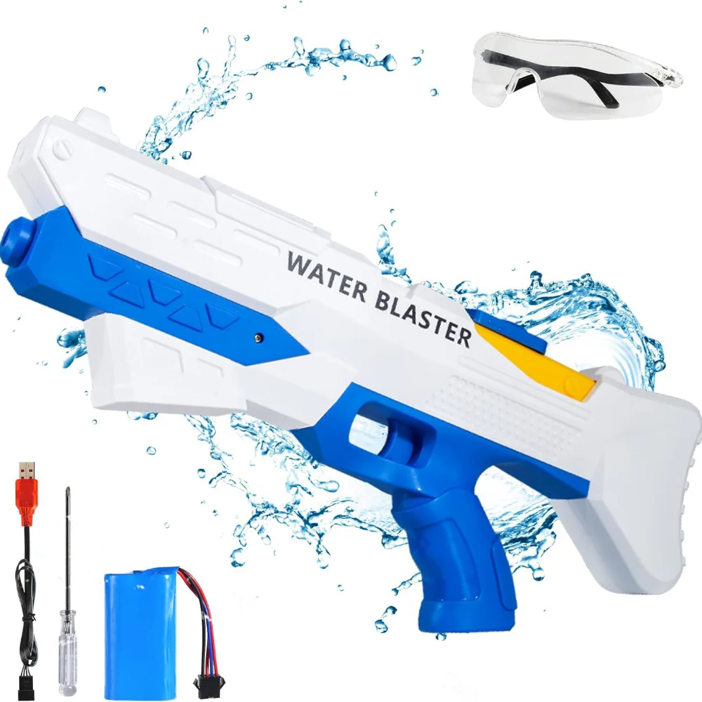 Electric Water Squirt Gun Toy – White