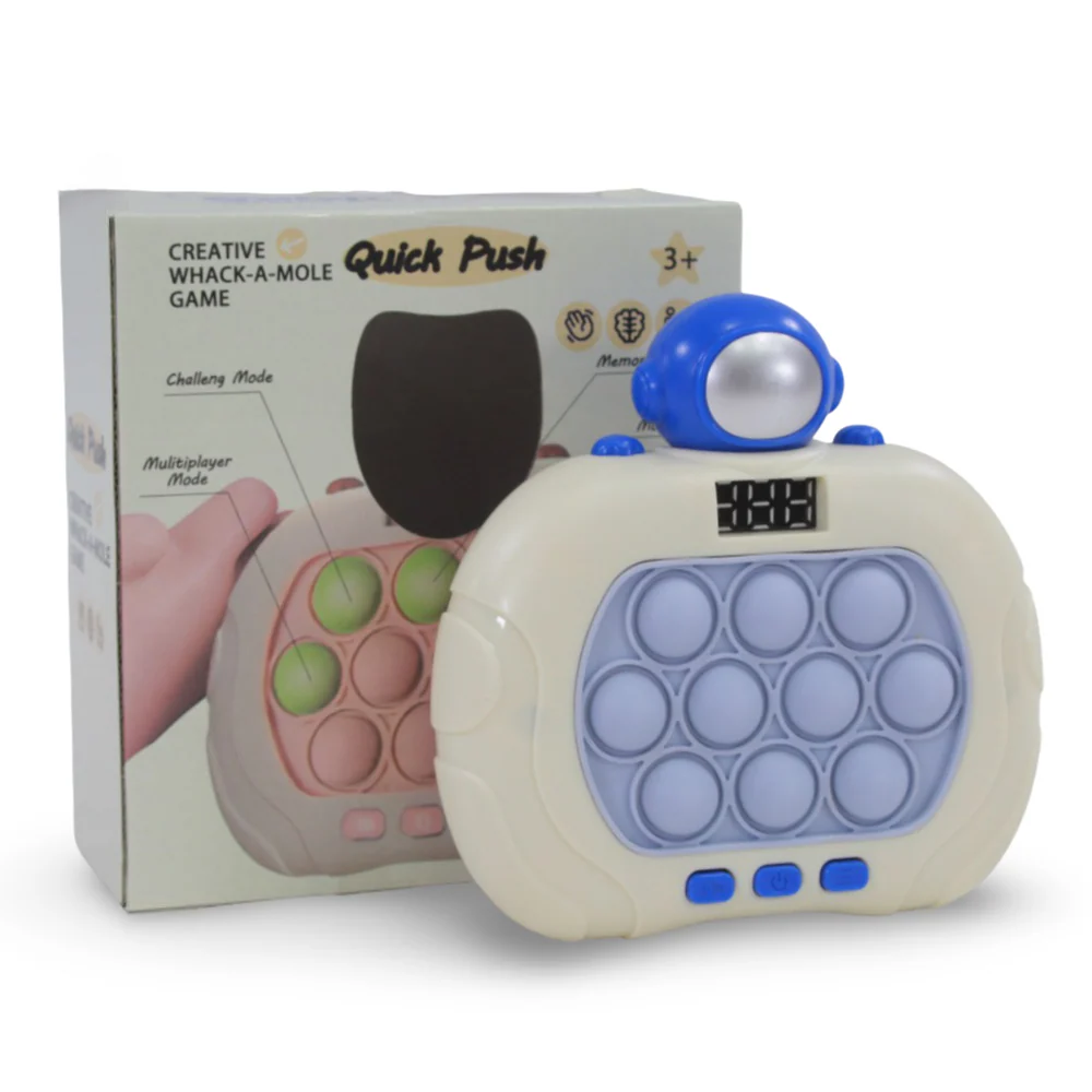 Quick Push Pop-it Game with Light Pop - Space Theme