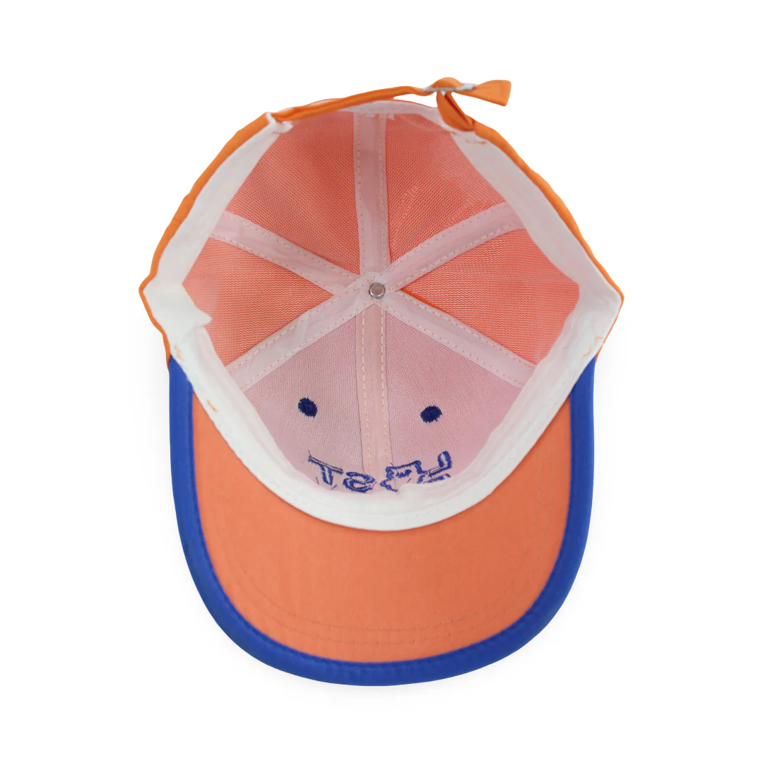 Unisex Cotton Cap – Orange with "Last Bear" Embroidery - Image 3