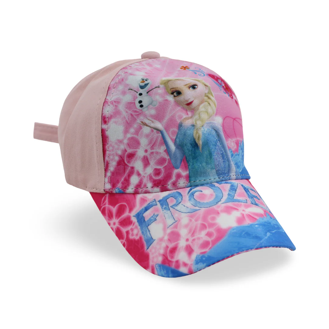Girls Cotton Cap – Frozen Print - Image 7