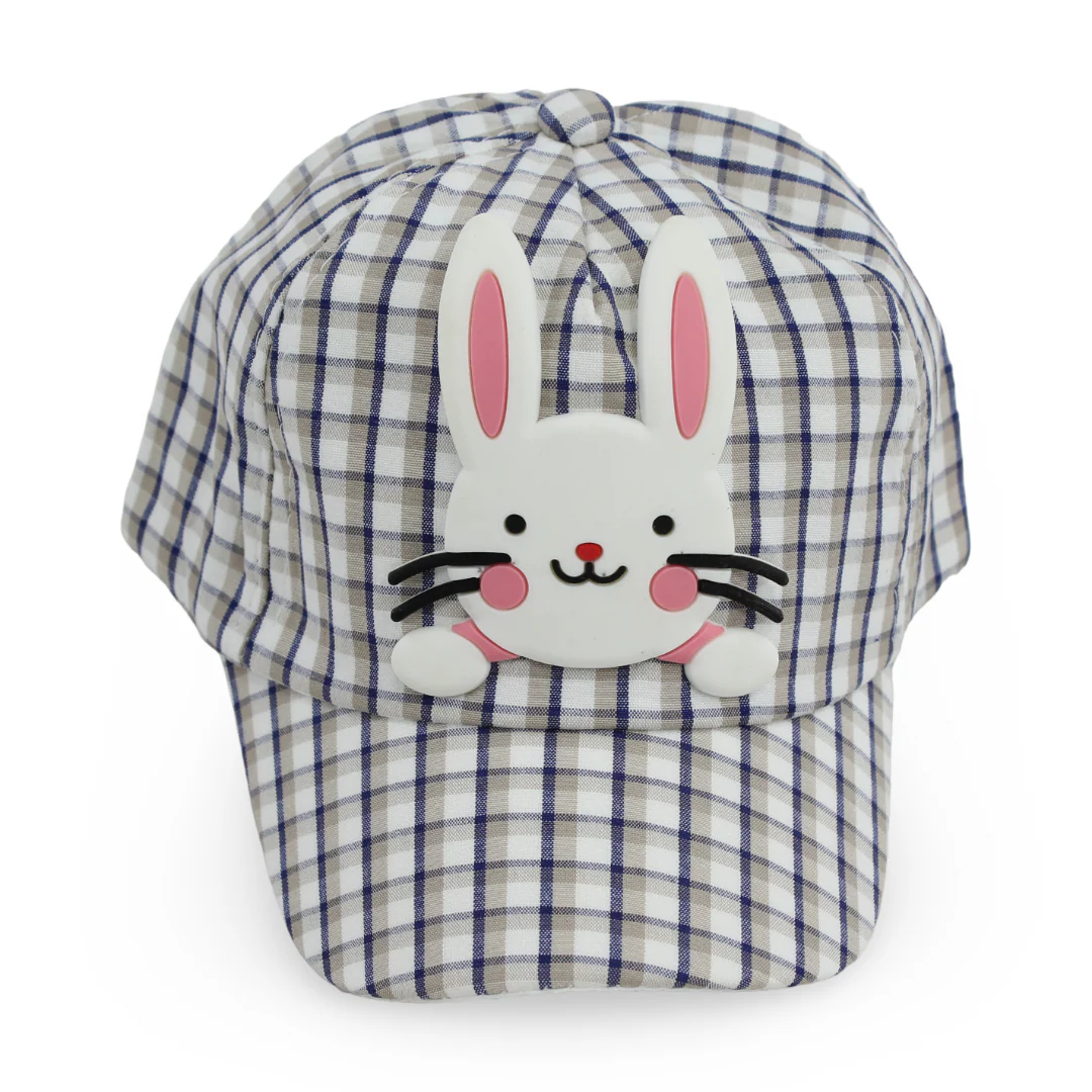 Girls Cotton Cap – Rabbit Design