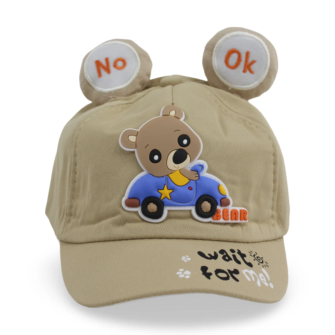 Unisex Cotton Cap – Bear Design - Image 9