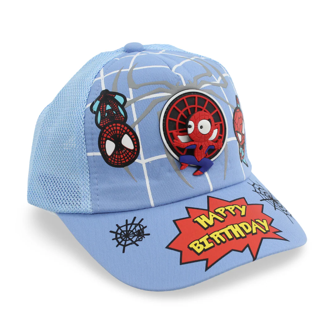 Boys Cotton Cap – Spider Design - Image 5