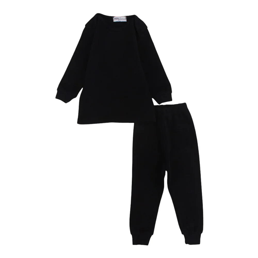 Unisex Baby Thermal Set – Black - Image 2