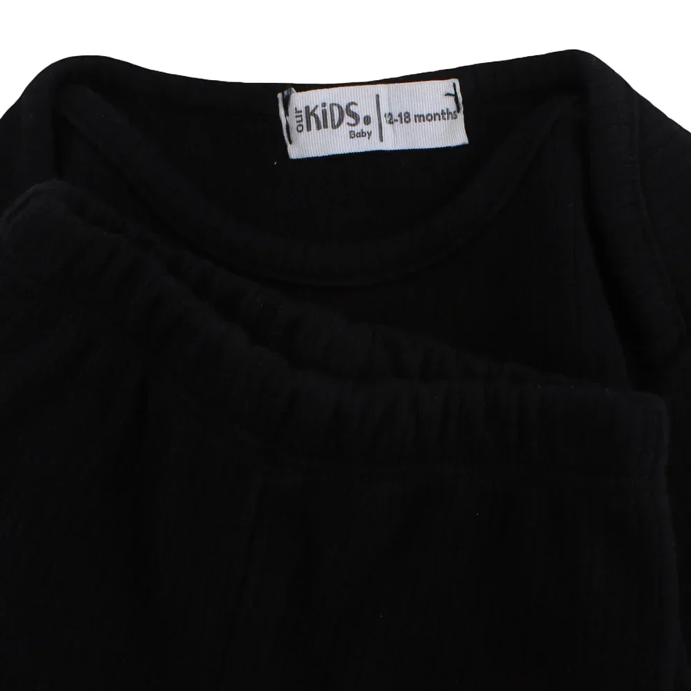 Unisex Baby Thermal Set – Black - Image 4
