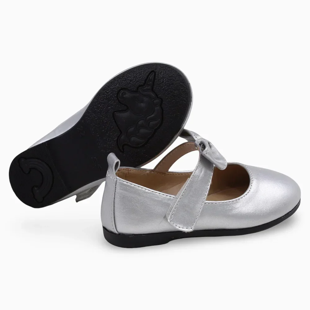 Baby Girls Leather Ballerina - Shiny Finish - Image 9