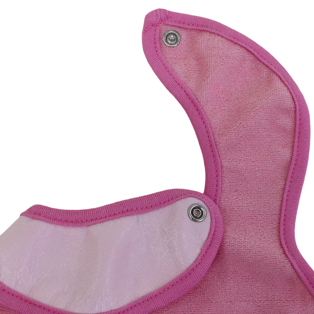Cotton Baby Bib – Butterfly Embroidery - Image 3